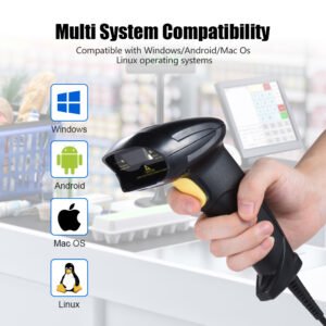 CoreBit 8200L Barcode Scanner – Best 1D POS Scanner in BD