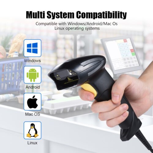 CoreBit 8200L Barcode Scanner – Best 1D POS Scanner in BD